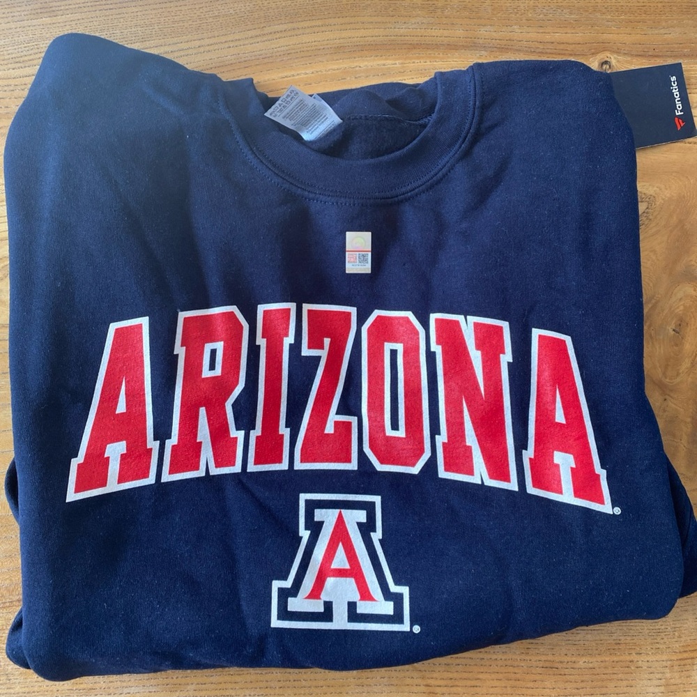 Arizona Men’s Navy sweatshirt 2XL NWT